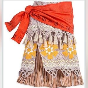 Women’s Orange & Yellow Boho Mona Disney Wrap For  Skirt